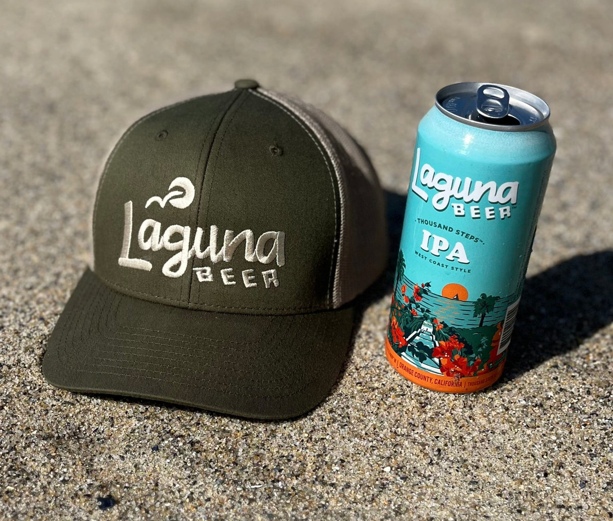 Laguna Beer Co Green Snapback Hat